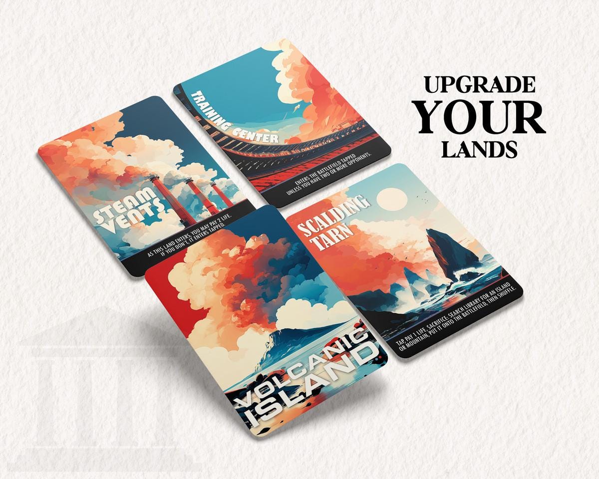 Izzet Dual Lands Set | Proxy Cards