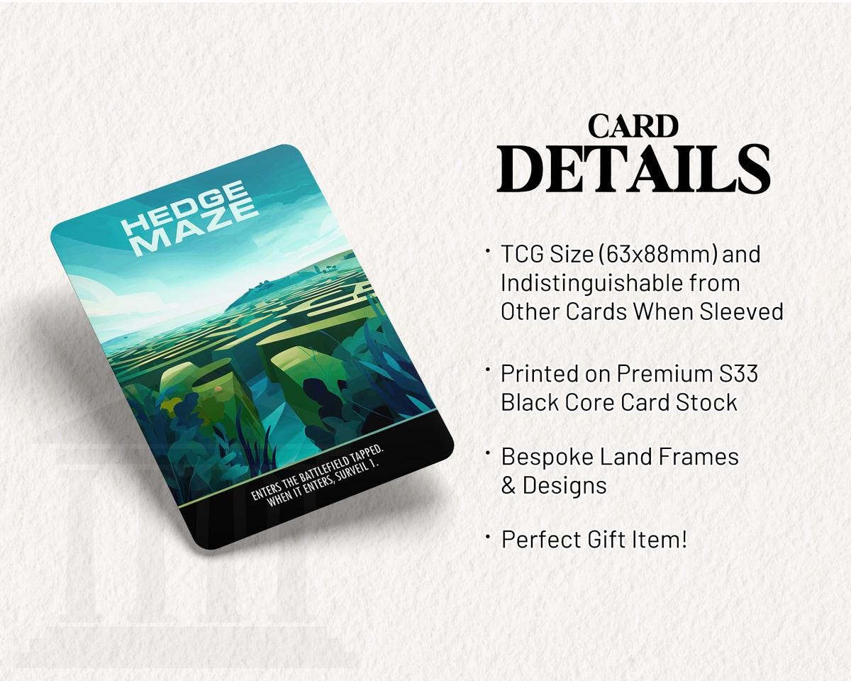 Simic Dual Lands Set | Proxy Cards