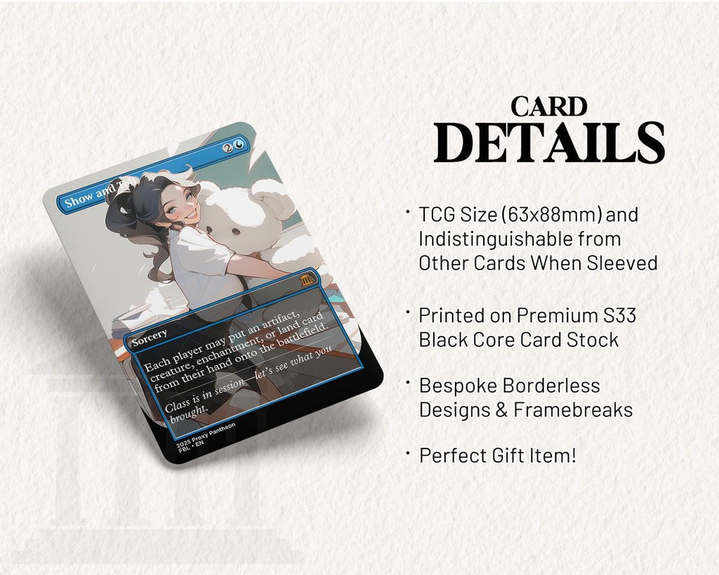 Show and Tell (v2) | Proxy Card (Teddy)