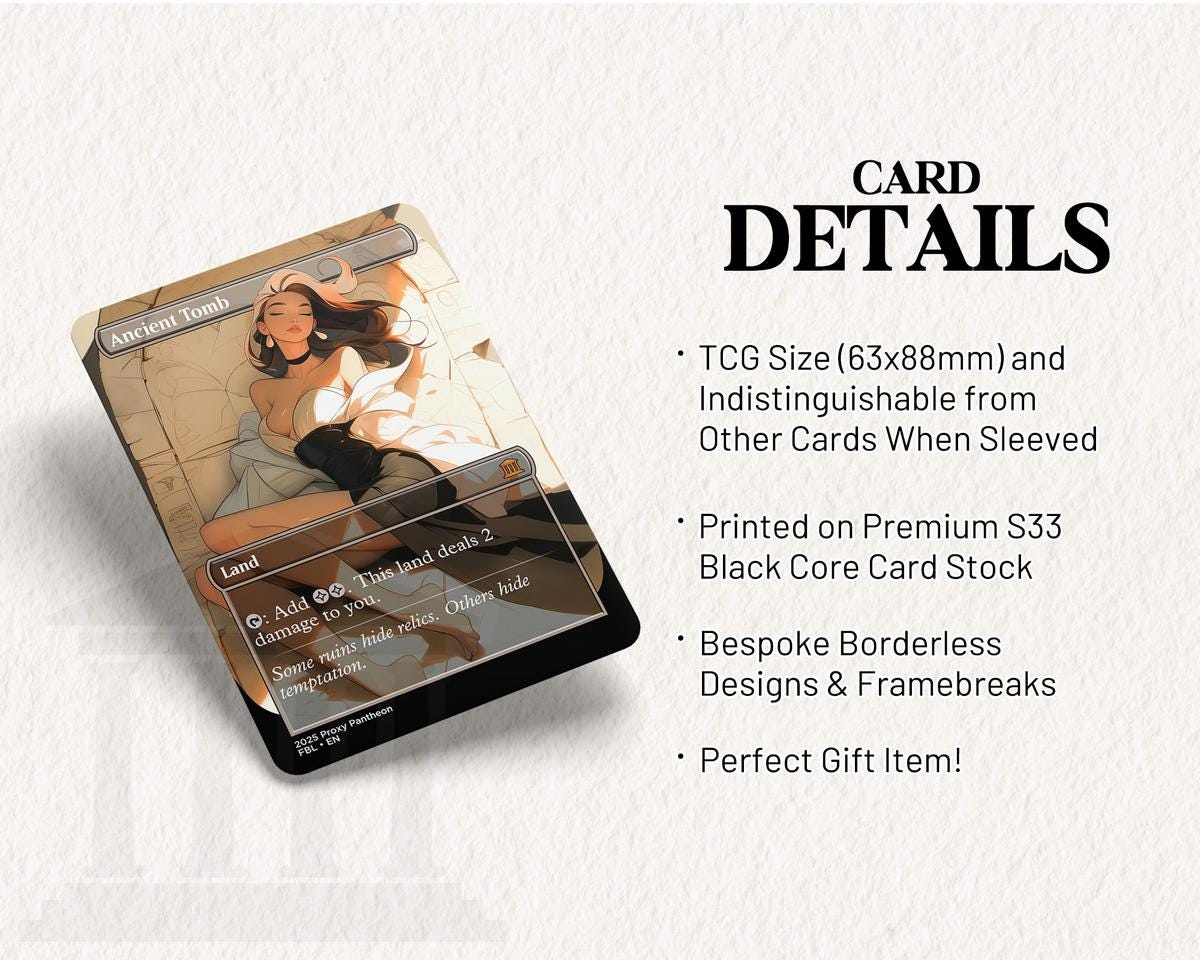Ancient Tomb (v3) | Proxy Card (White Top)