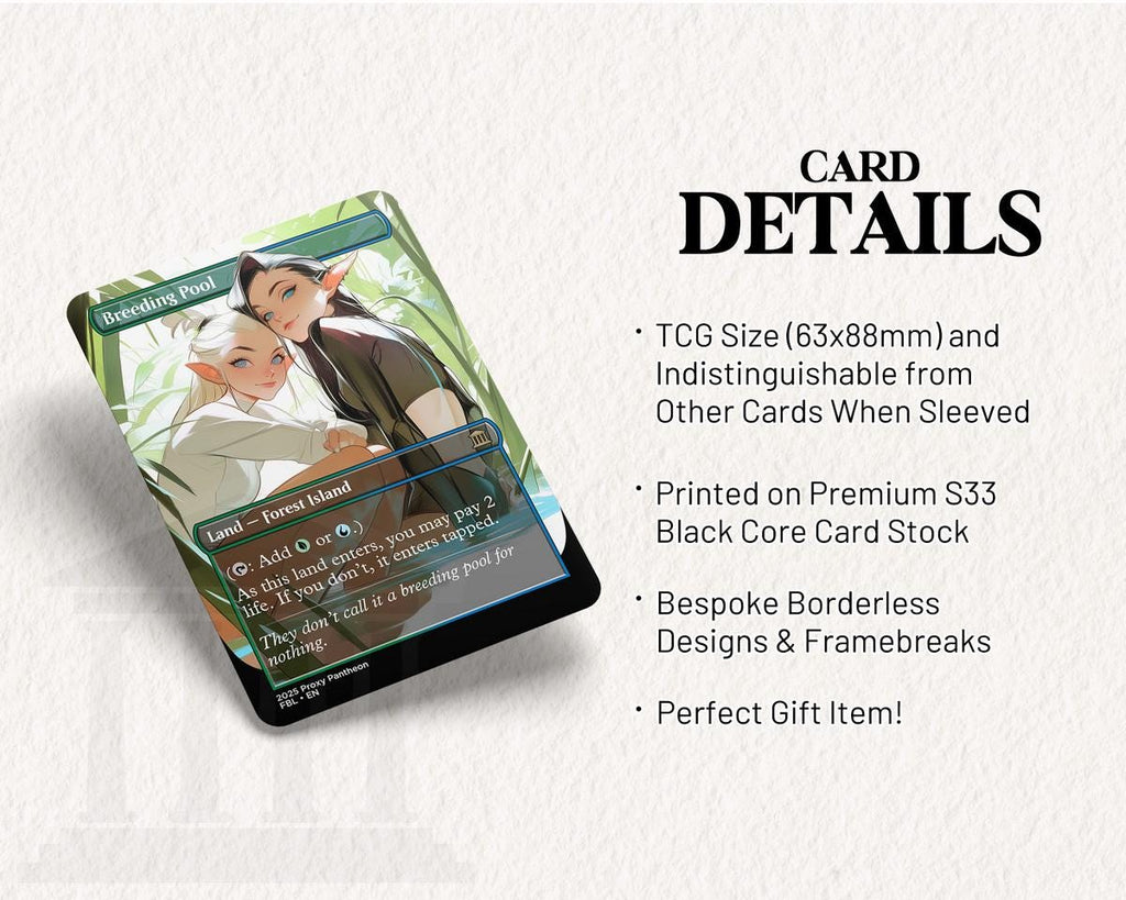 Breeding Pool Shock Land (v2) | Proxy Card (Pose)