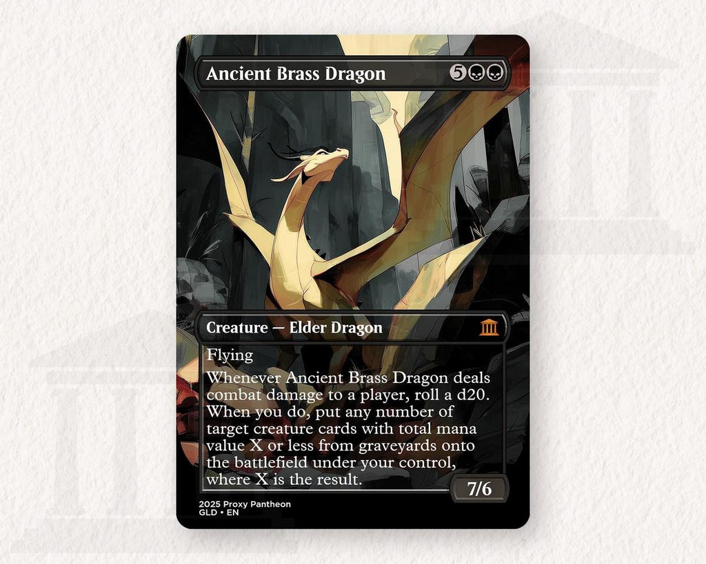 Ancient Brass Dragon | Proxy Card
