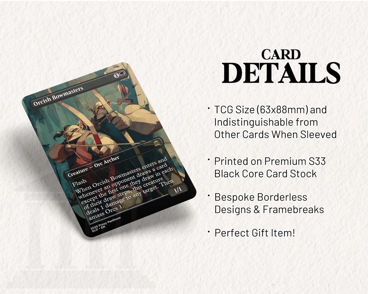 Orcish Bowmasters | Proxy Card