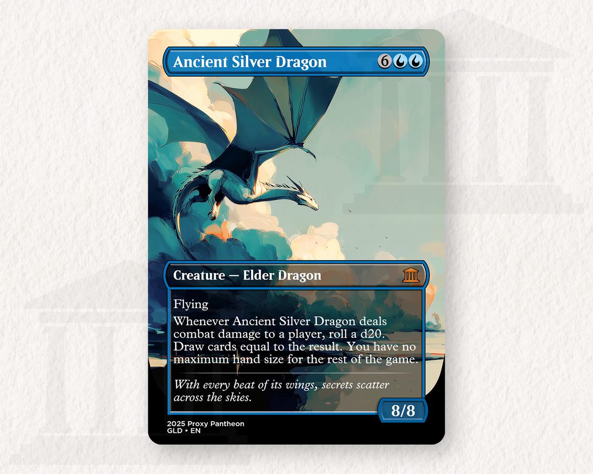 Ancient Silver Dragon | Proxy Card