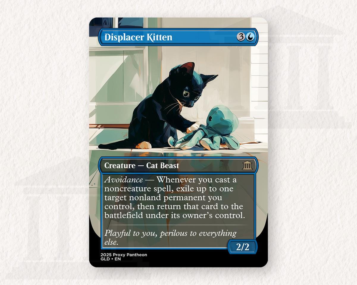 Displacer Kitten | Proxy Card