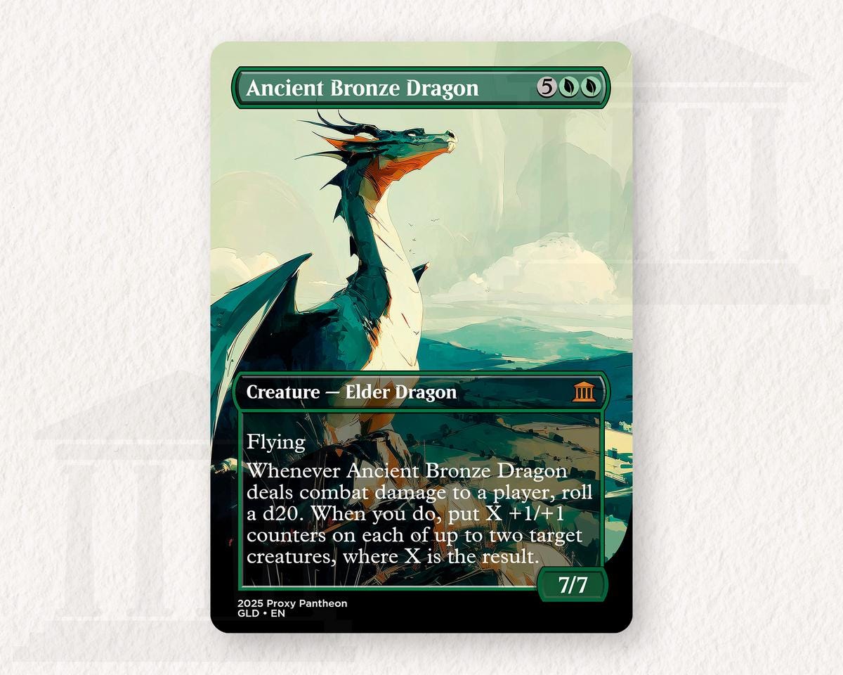 Ancient Bronze Dragon | Proxy Card