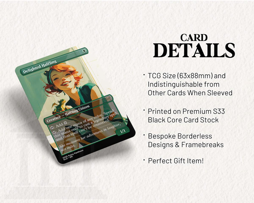 Delighted Halfling | Proxy Card