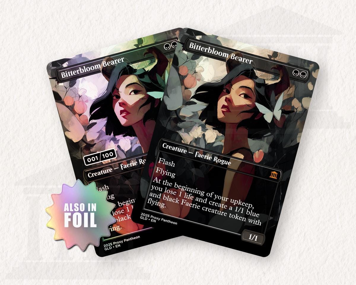 Bitterbloom | Serialized Foil Proxy Card