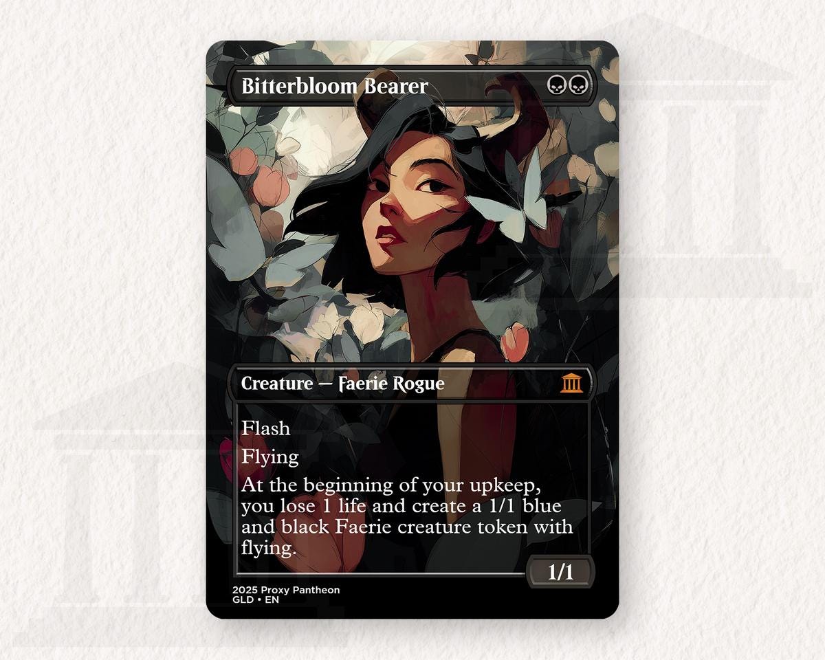 Bitterbloom | Serialized Foil Proxy Card