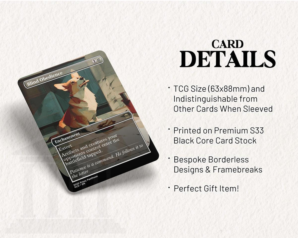 Blind Obedience | Proxy Card