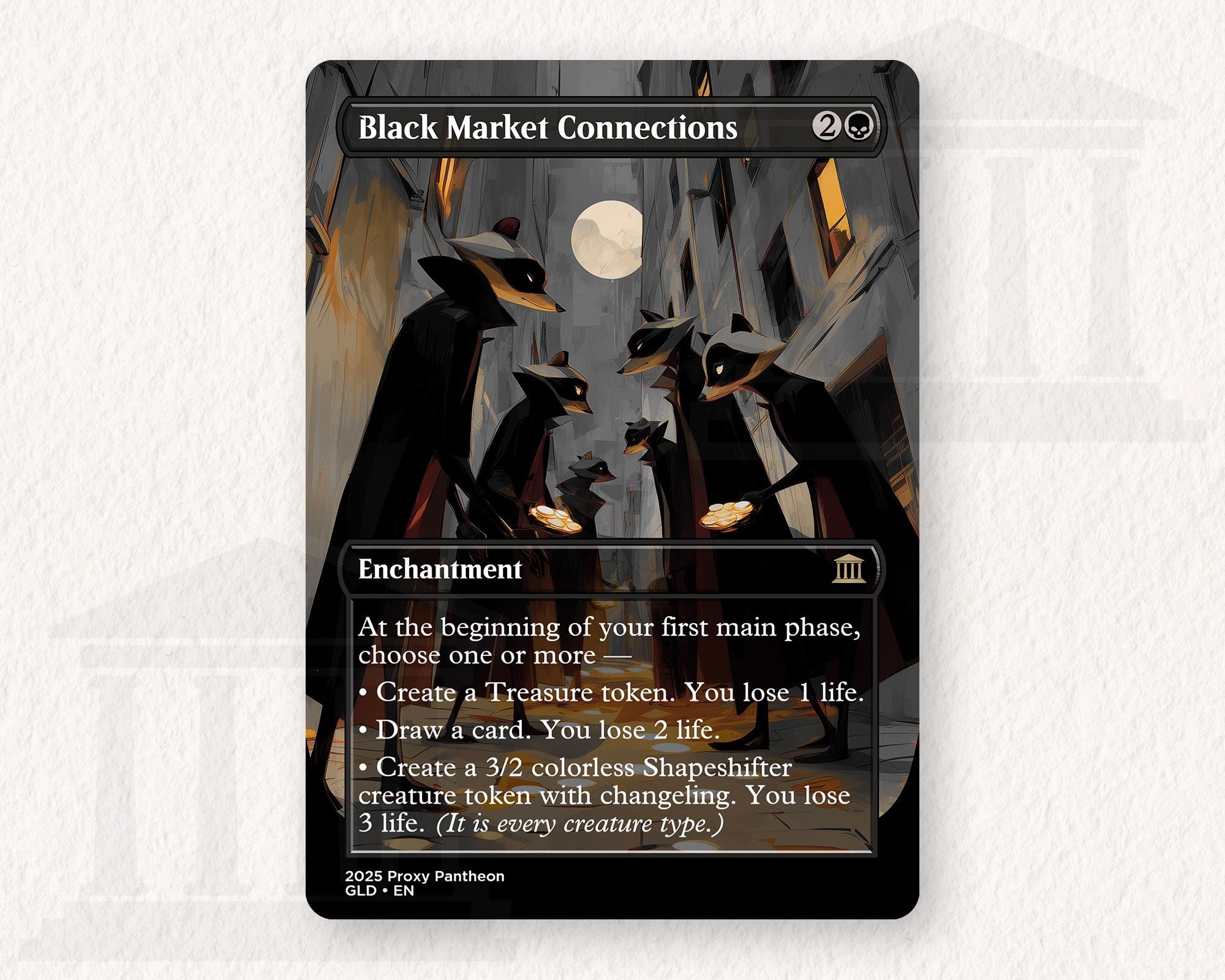 Black Market Connections | Proxy Card