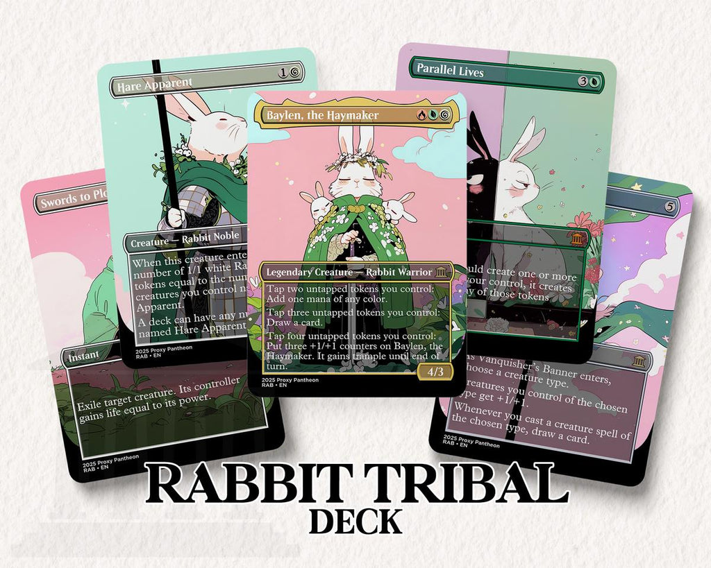Rabbit Typal Commander Proxy Deck