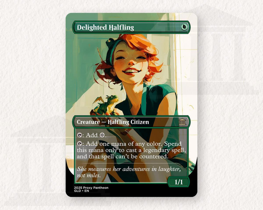 Delighted Halfling | Proxy Card