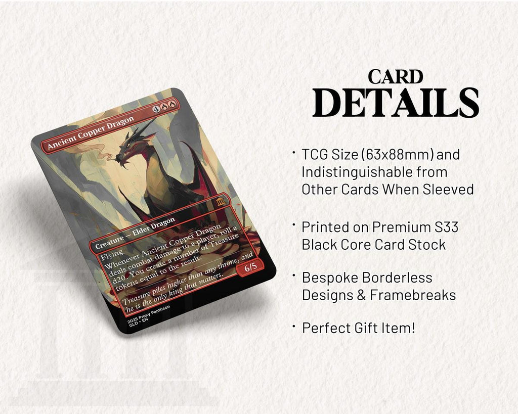 Ancient Copper Dragon | Proxy Card
