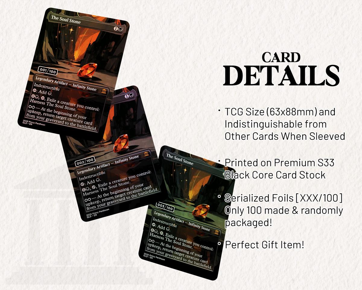 The Soul Stone | Serialized Foil Proxy Card