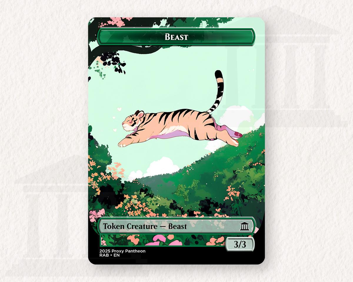 Beast (3/3) Token | Proxy Card
