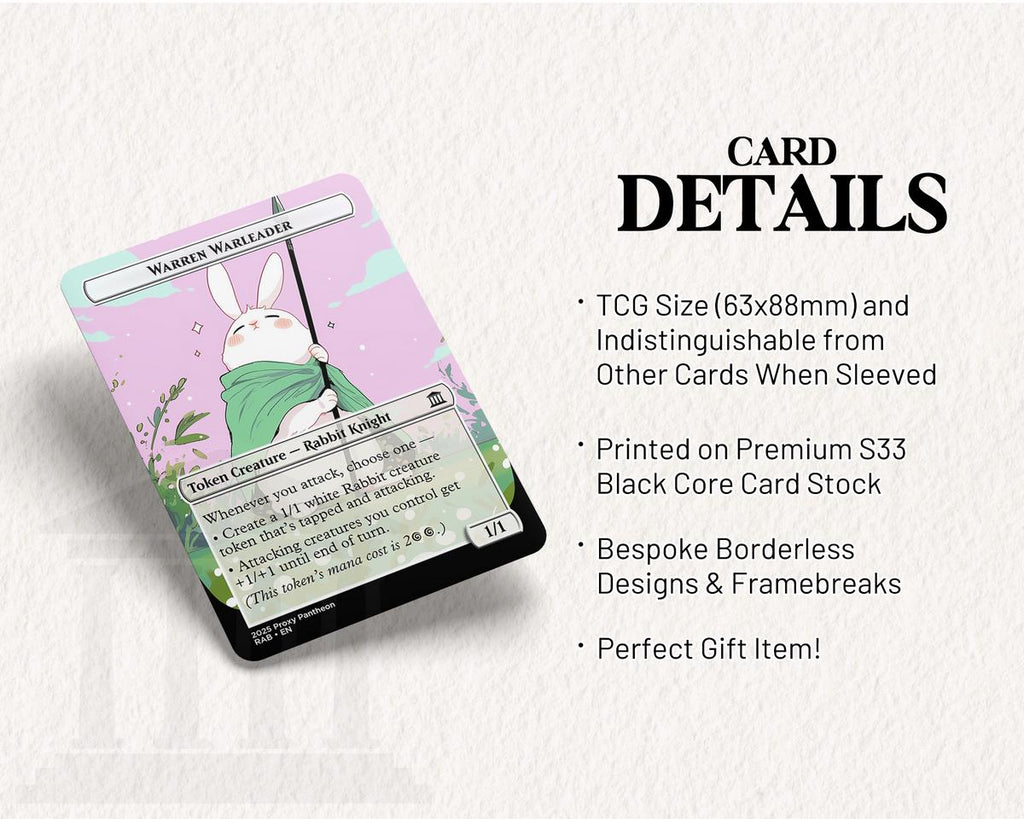 Warren Warleader Offspring (1/1) Token | Proxy Card