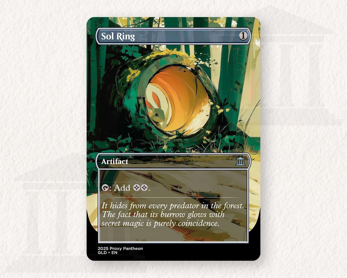 Sol Ring (Rabbit) | Proxy Card