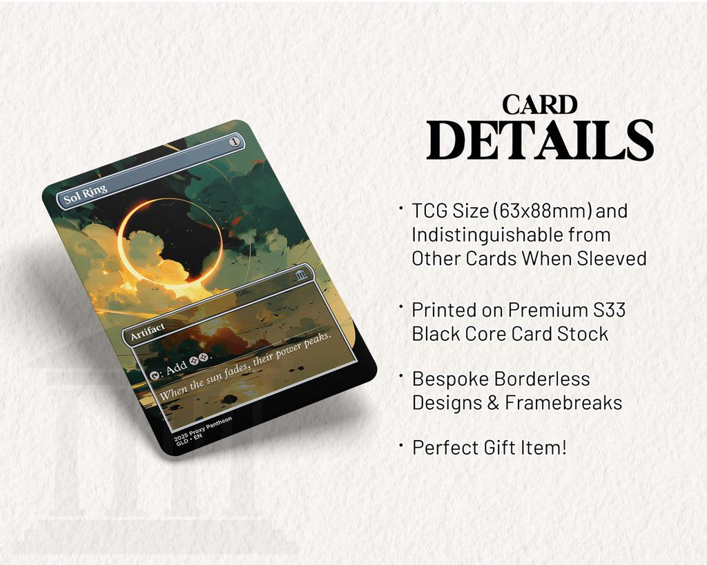 Sol Ring (Vampire) | Proxy Card