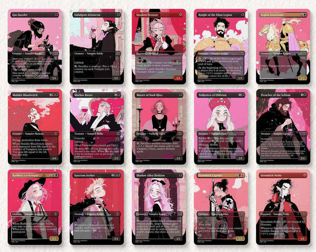 Vampire Typal Commander Proxy Deck