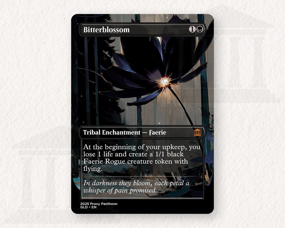 Bitterblossom | Proxy Card (Flower)