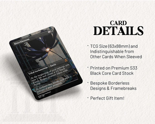 Bitterblossom | Proxy Card (Flower)