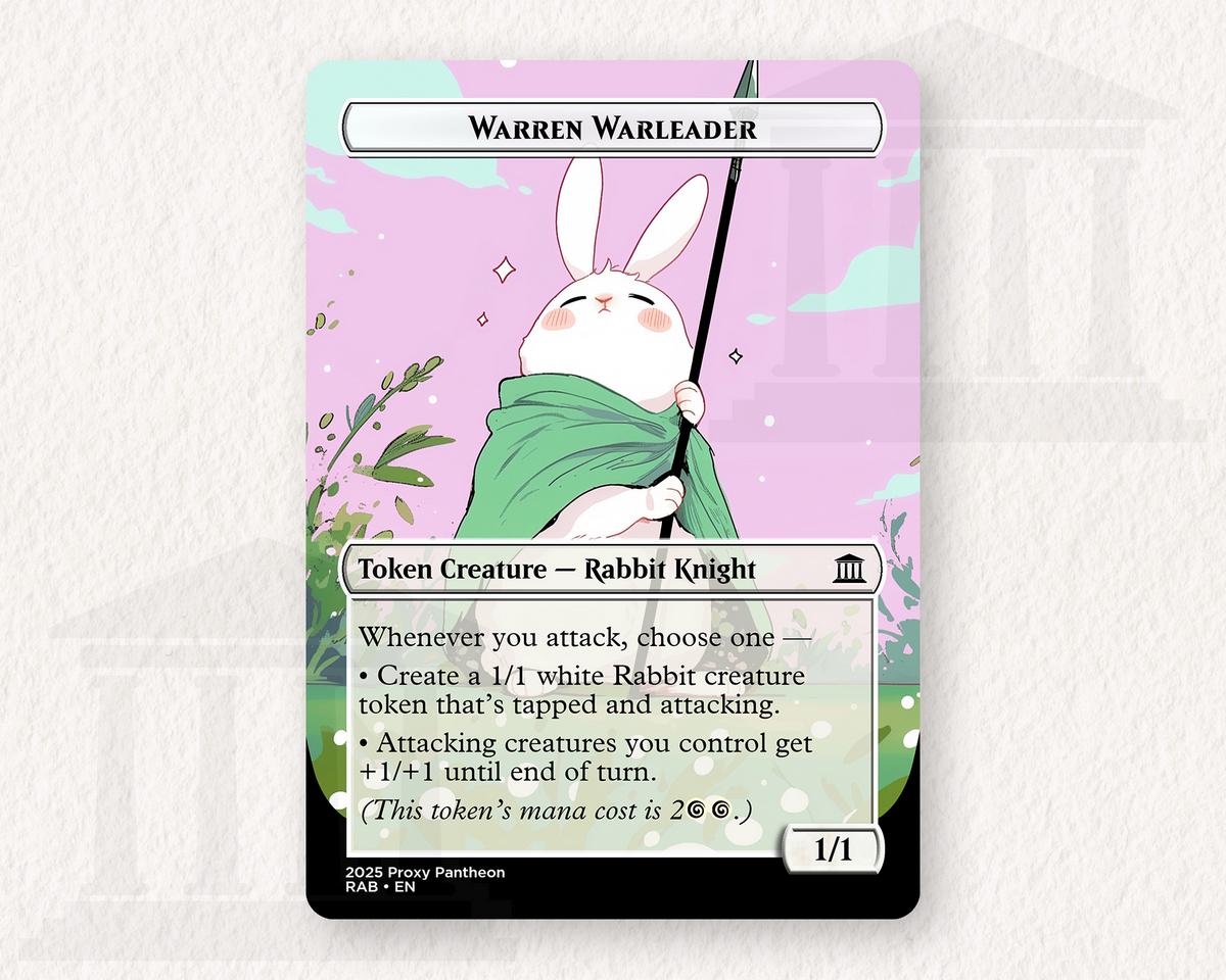 Warren Warleader Offspring (1/1) Token | Proxy Card