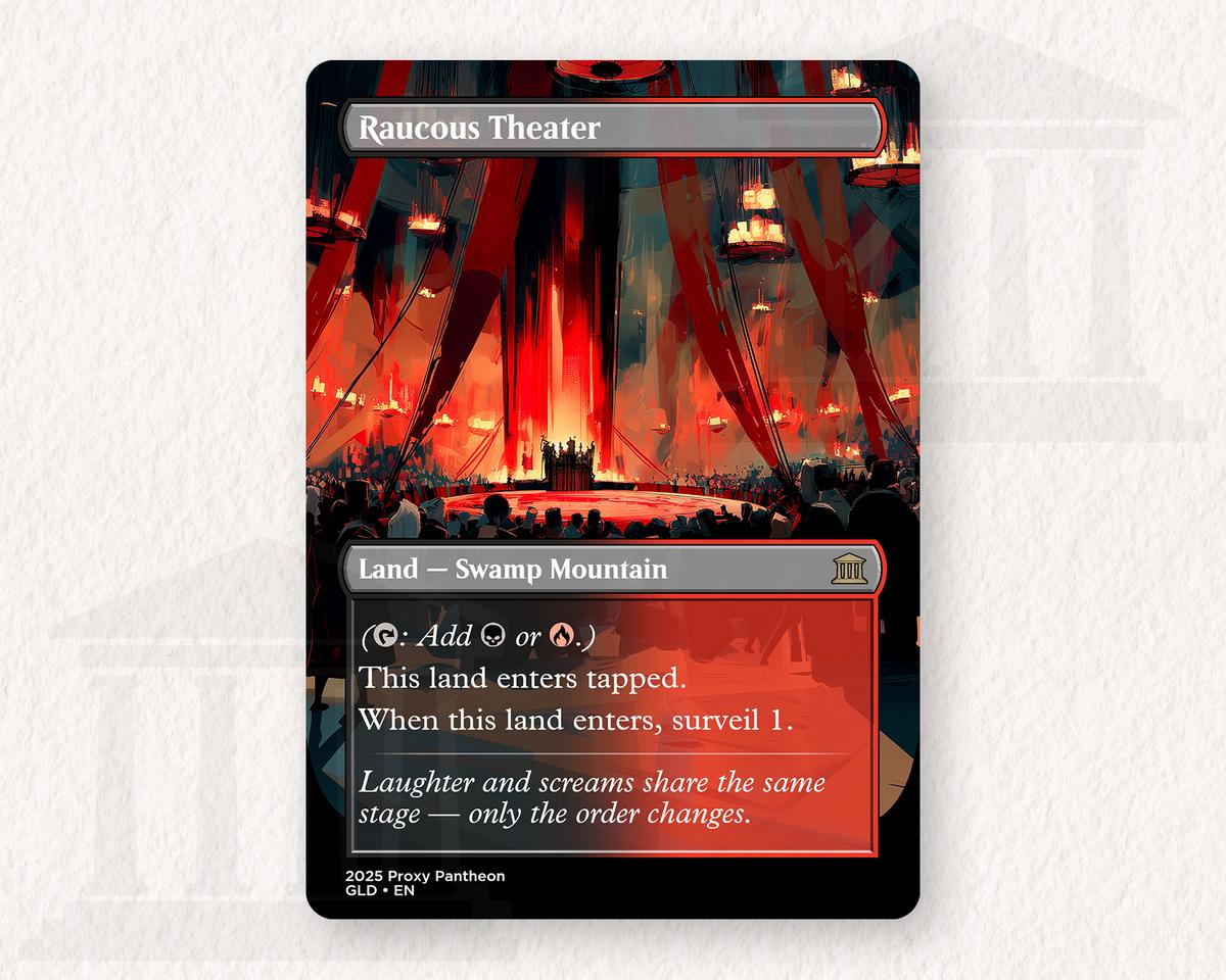 Raucous Theater | Proxy Card | Surveil Land