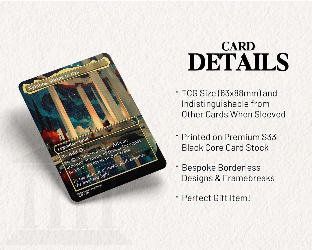 Nykthos, Shrine to Nyx | Proxy Card