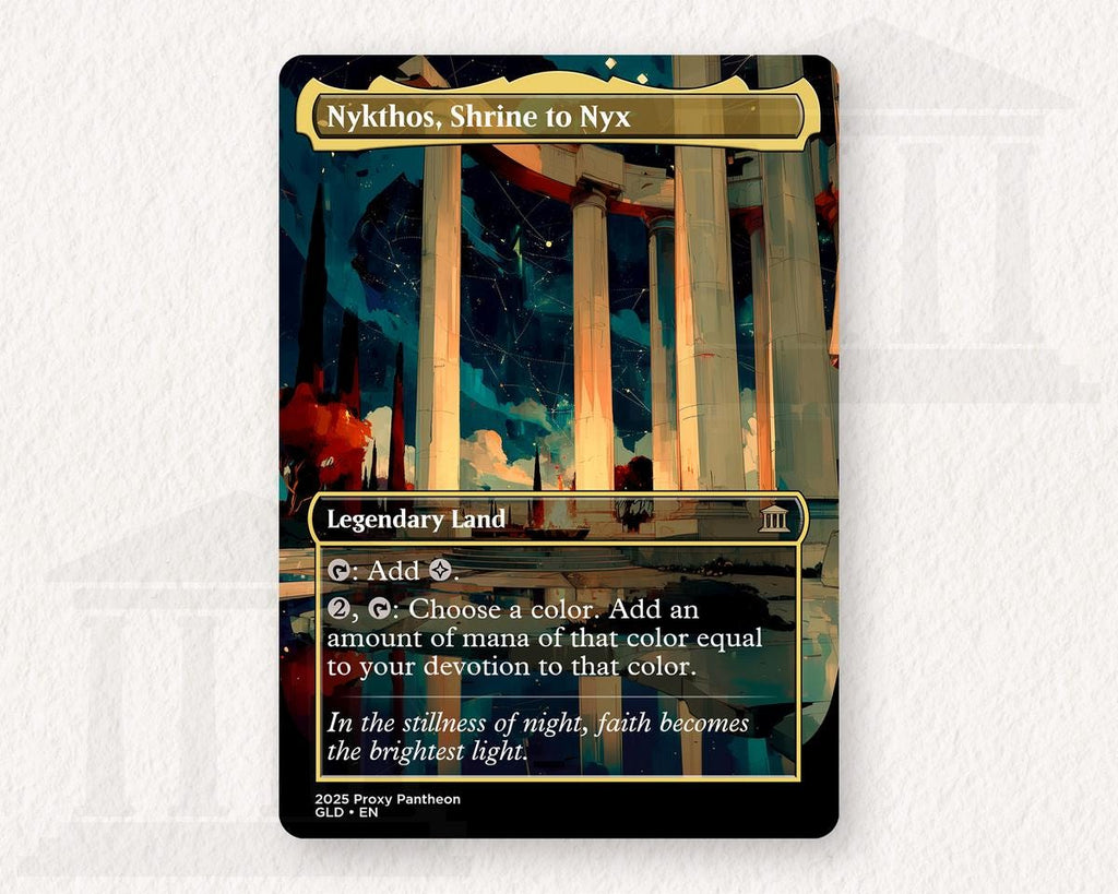 Nykthos, Shrine to Nyx | Proxy Card