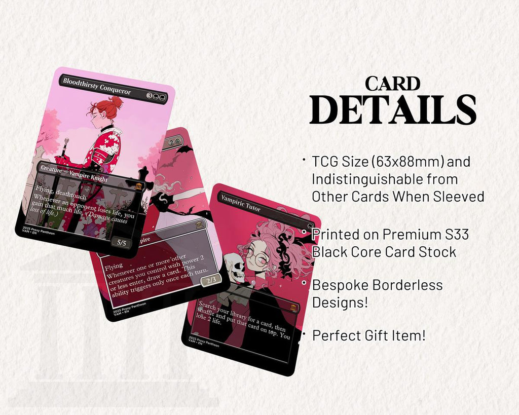 Vampire Typal Commander Proxy Deck