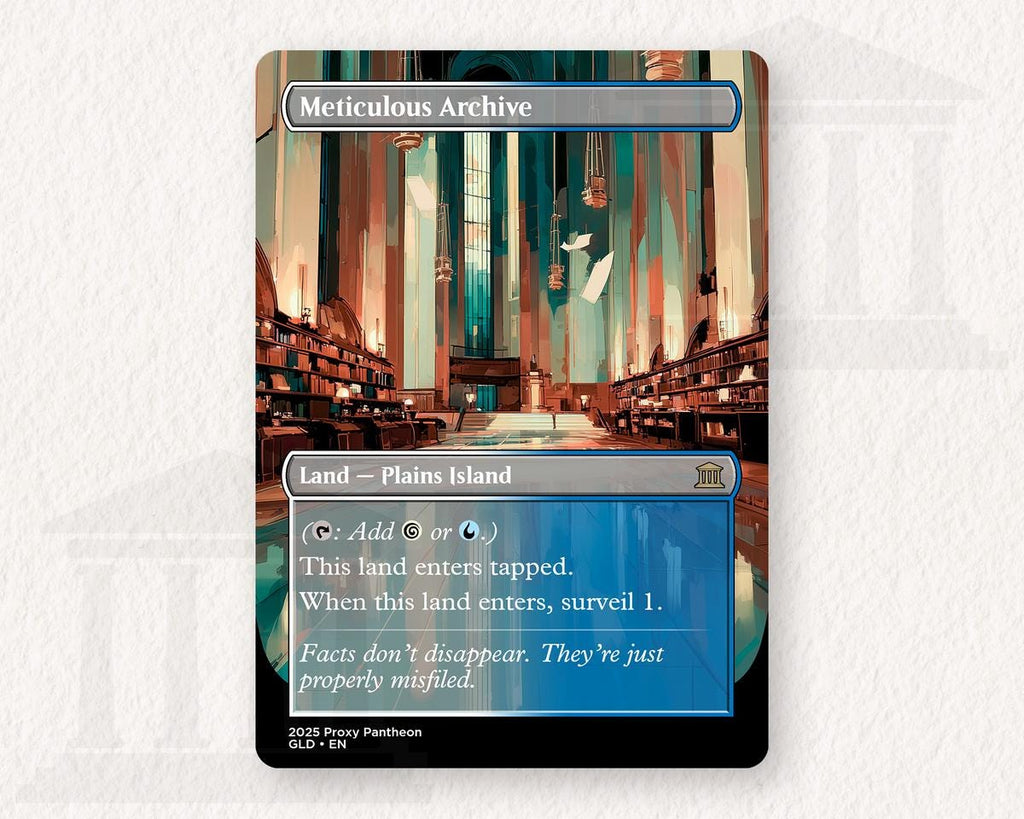 Meticulous Archive | Proxy Card | Surveil Land