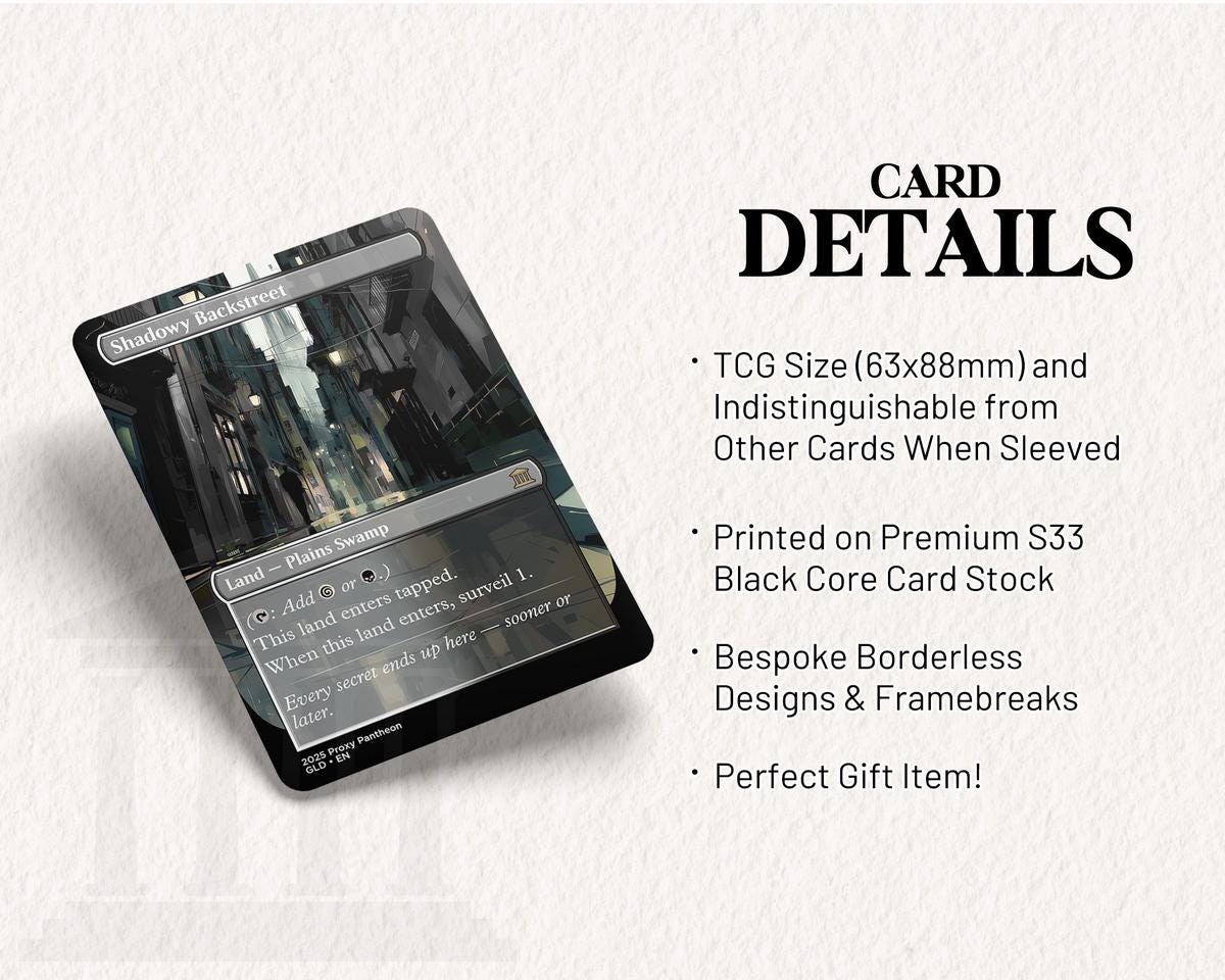 Shadowy Backstreet | Proxy Card | Surveil Land