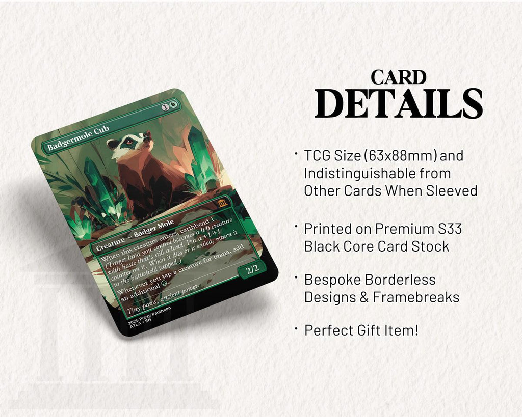 Badgermole Cub | Proxy Card