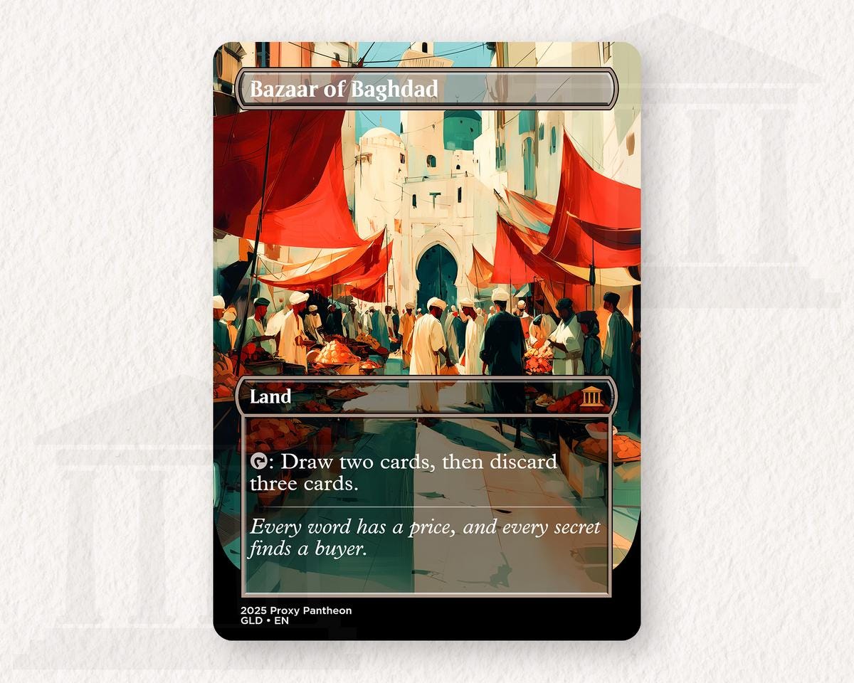 Bazaar of Baghdad | Proxy Card