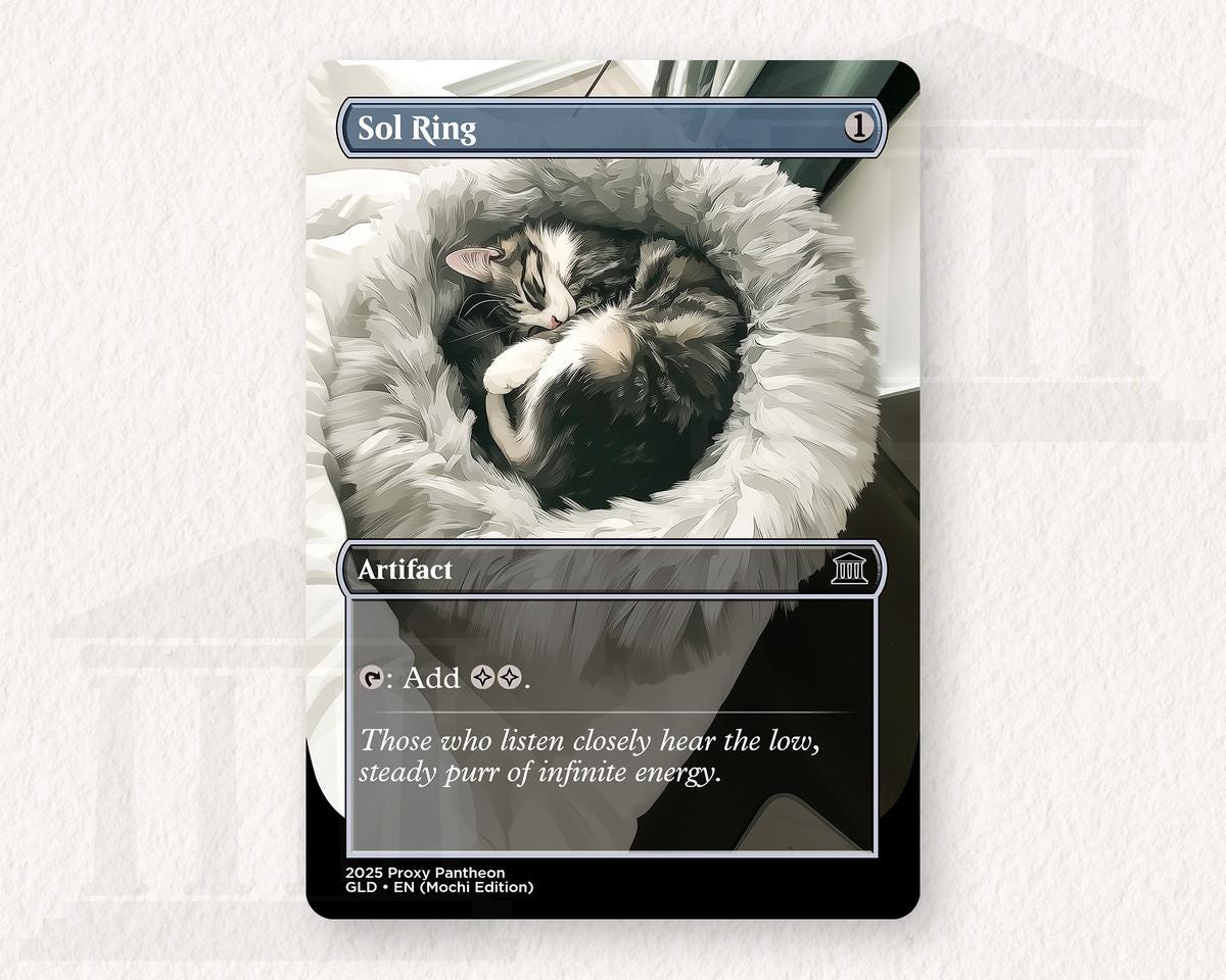 Cat-Commander Staples (Mochi Edition) | Proxy Card