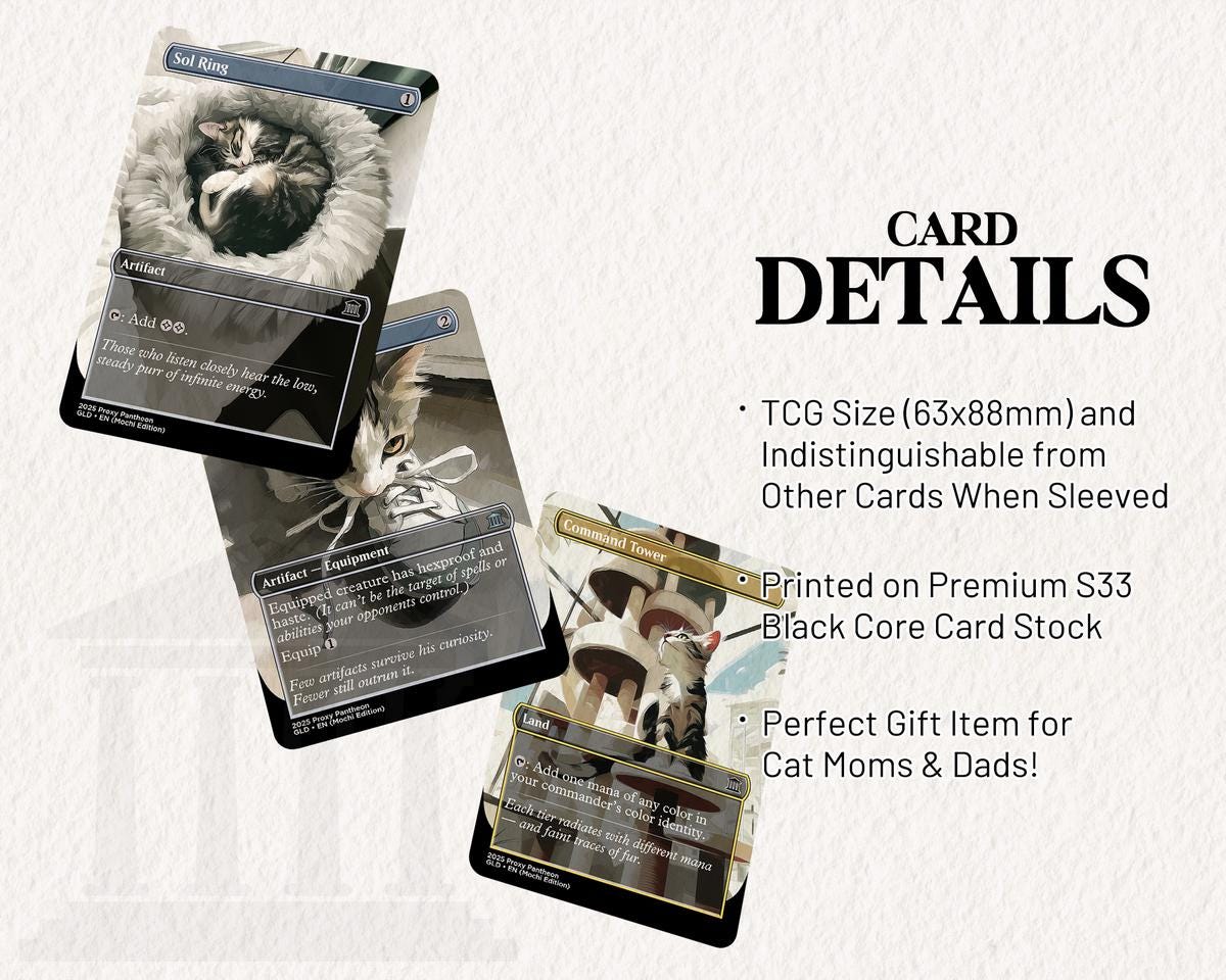 Cat-Commander Staples (Mochi Edition) | Proxy Card