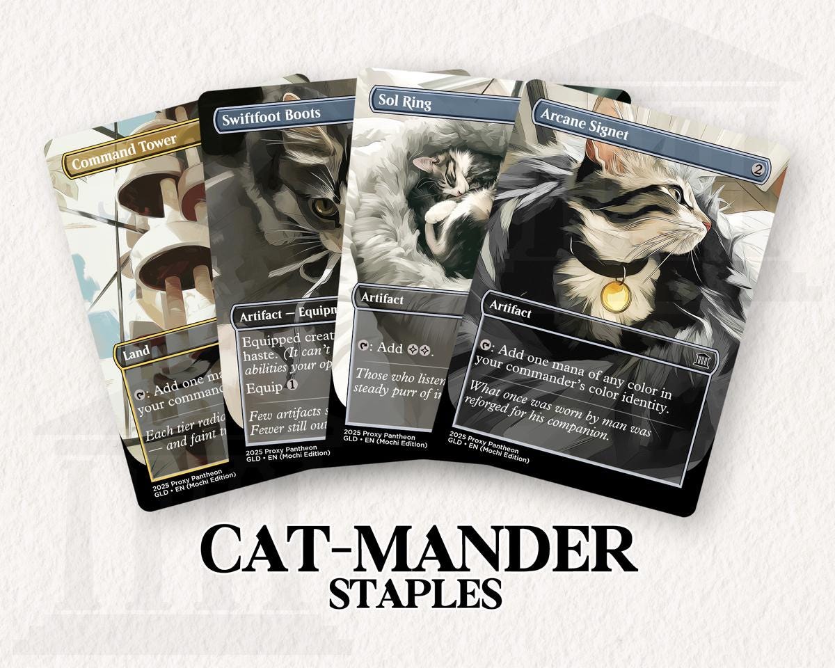 cat card sleeves mtg Cat-Commander Staples (Mochi Edition)