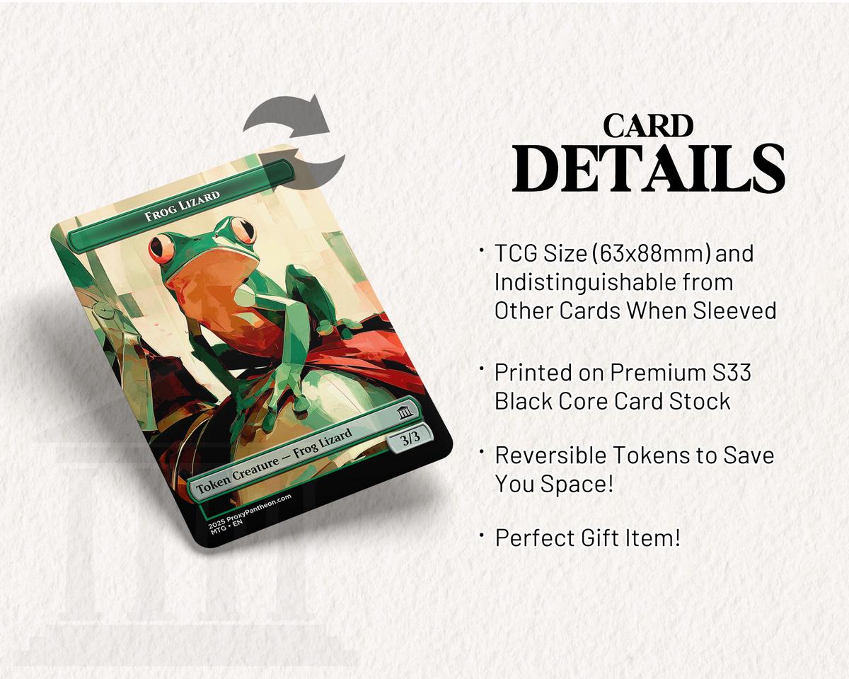 Ape (3/3) & Frog Lizard (3/3) Reversible Tokens | Proxy Card