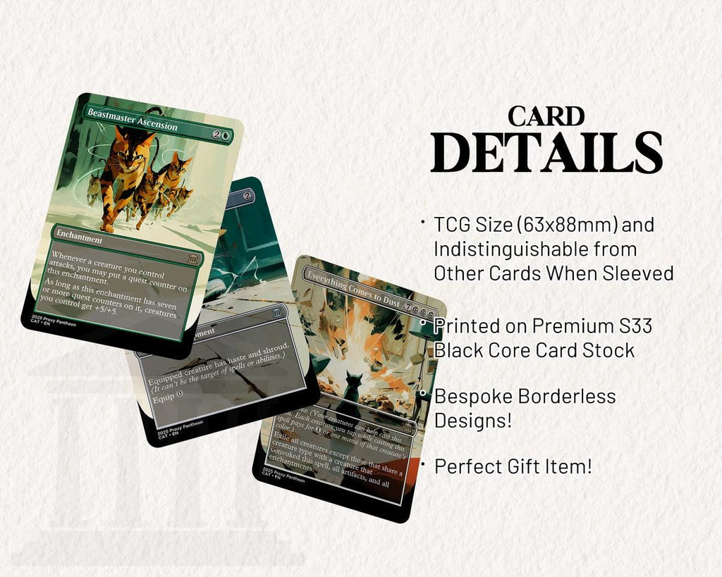 Cat Typal Commander Proxy Deck
