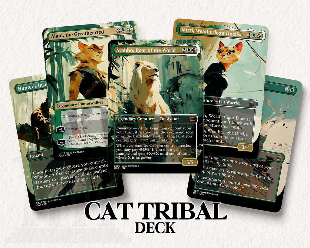 Cat Typal Commander Proxy Deck