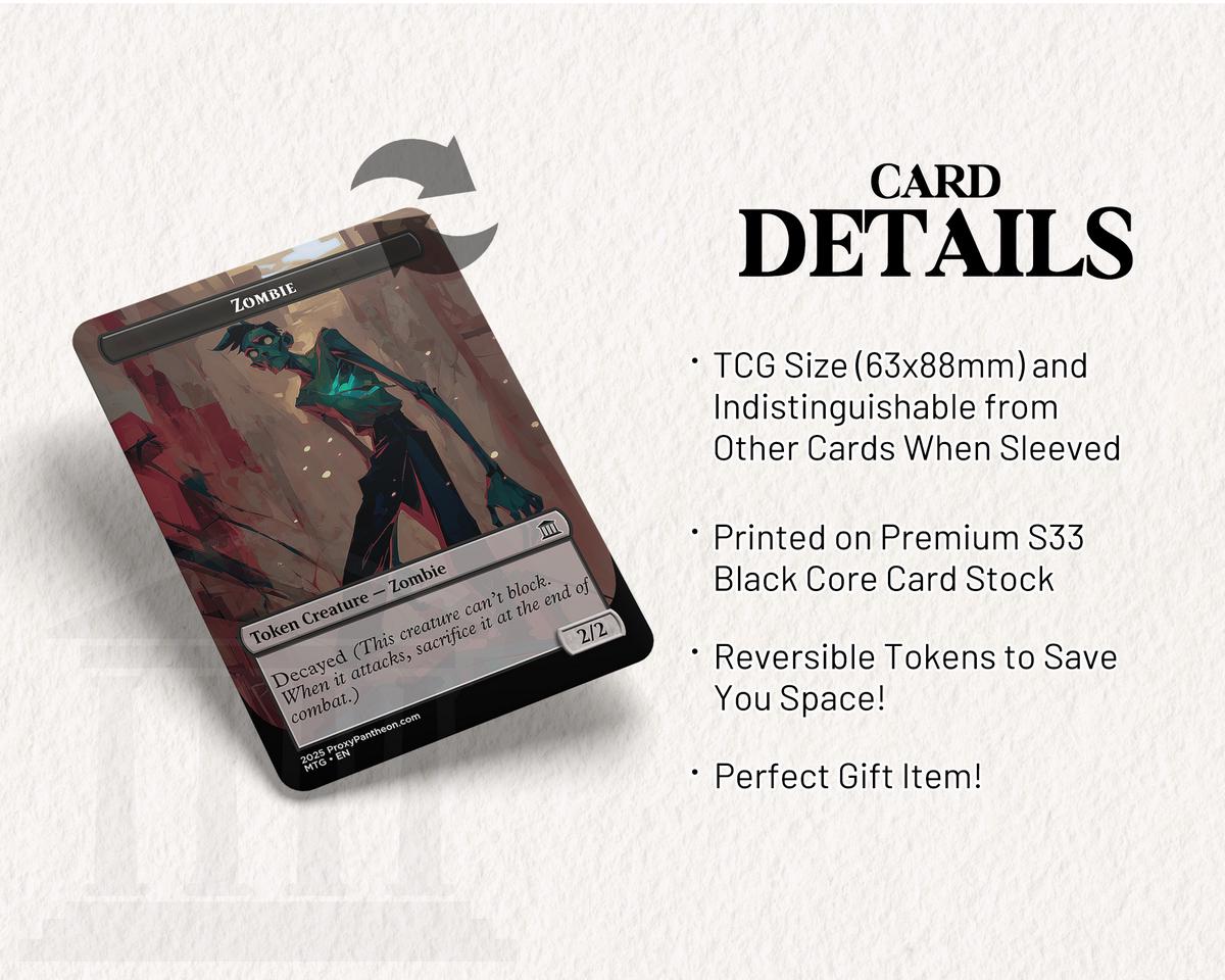 Zombie (2/2) Reversible Tokens (Decayed) | Proxy Card