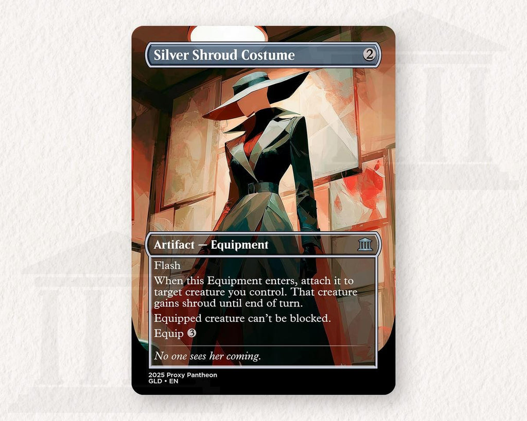 Silver Shroud Costume | Proxy Card