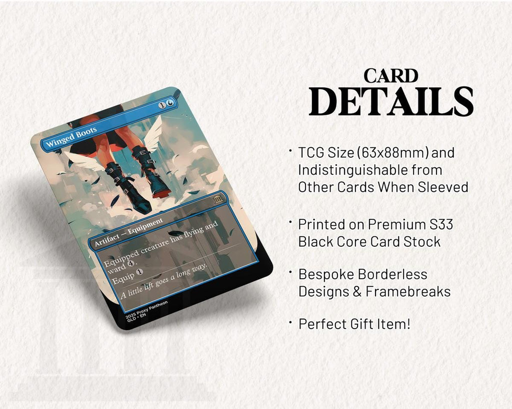 Winged Boots | Proxy Card