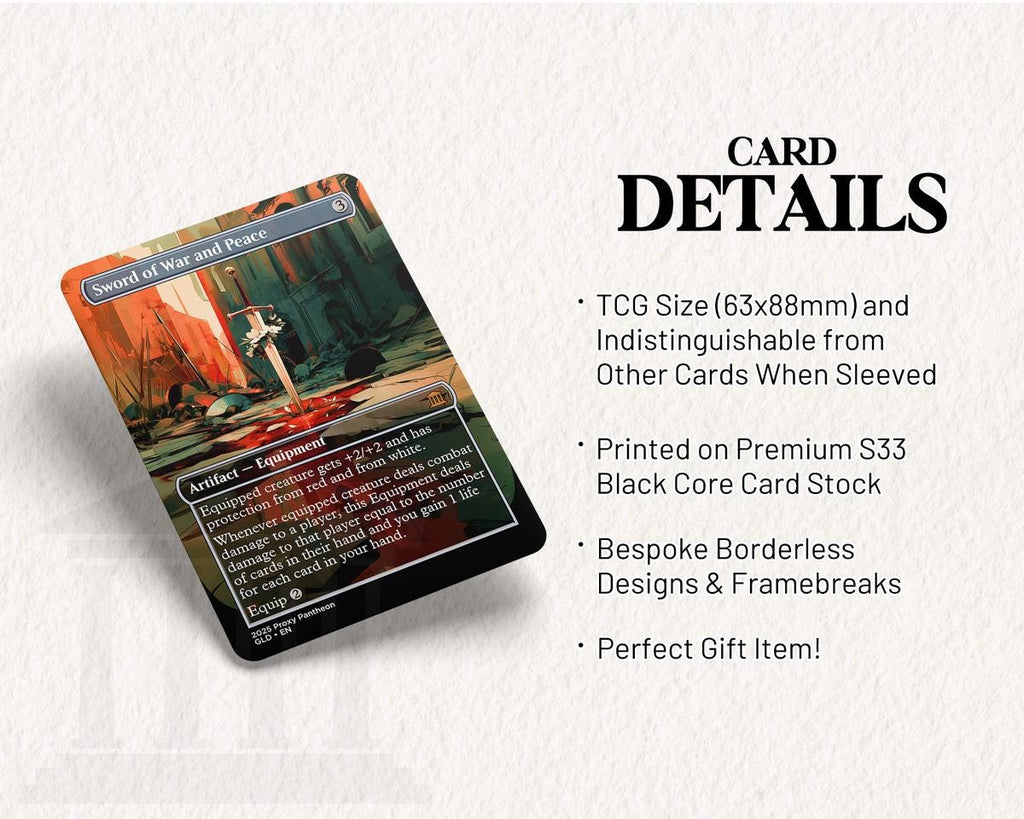 Sword of War and Peace | Proxy Card