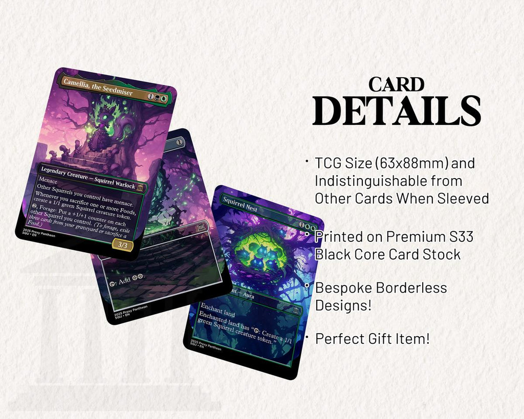 Squirrel Typal Commander Proxy Deck