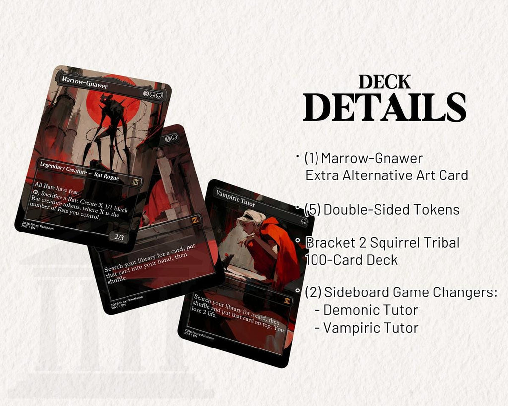 Rat Typal Commander Proxy Deck