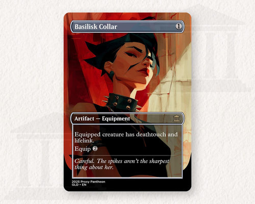 Basilisk Collar (Goth Girl) Proxy Playtest Card