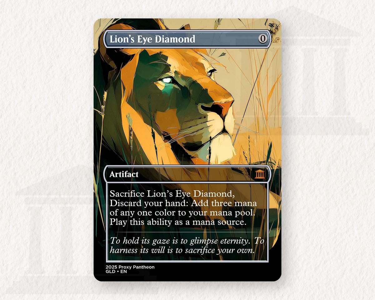 Lion's Eye Diamond | Proxy Card
