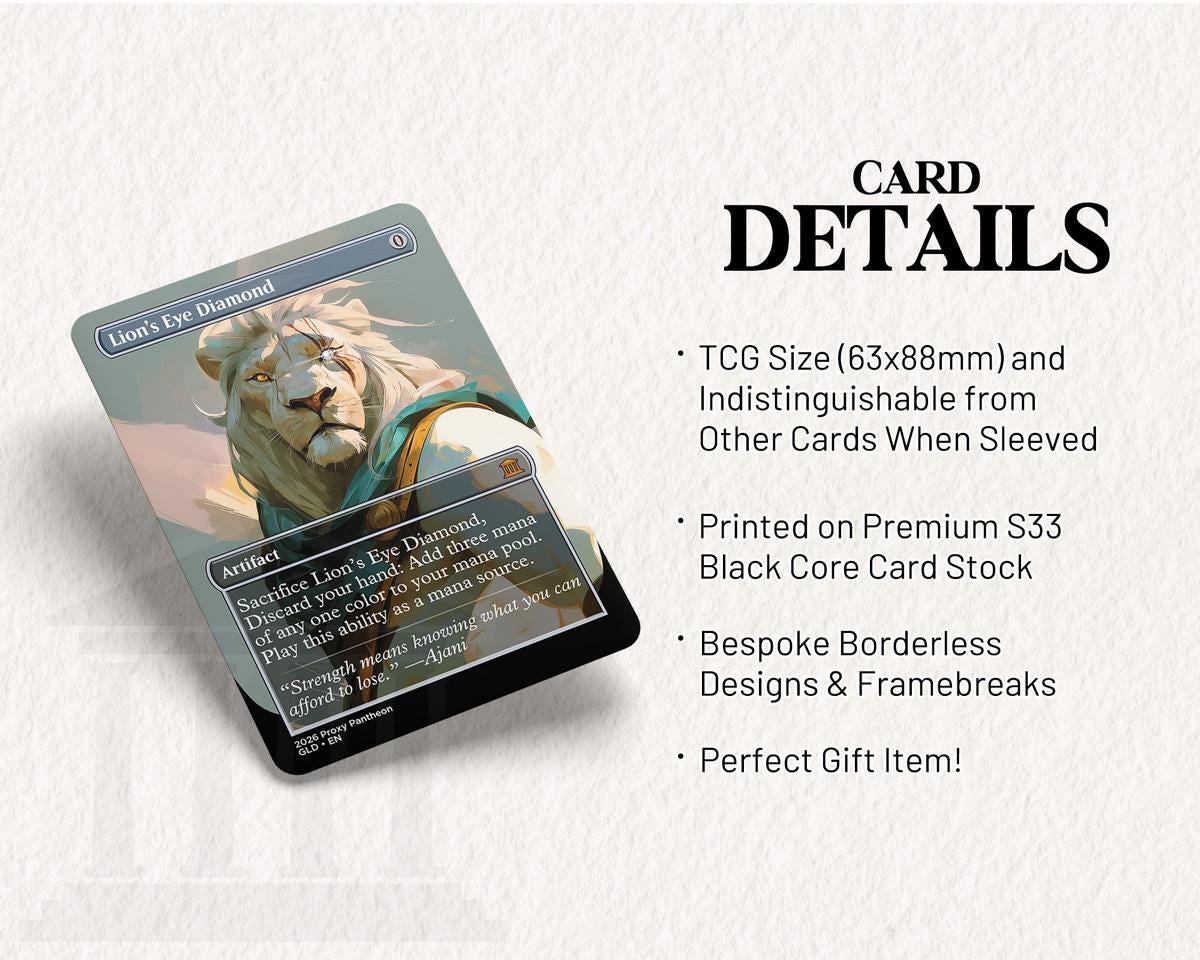 Lion's Eye Diamond (V2) | Proxy Card (Ajani)